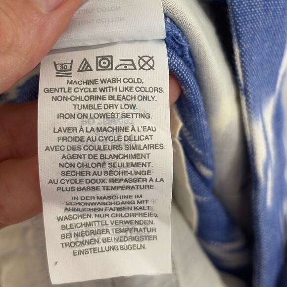 NWT J. Crew Sunfaded Ikat Print Cuffed Shorts - Size 12 - Picture 8 of 8